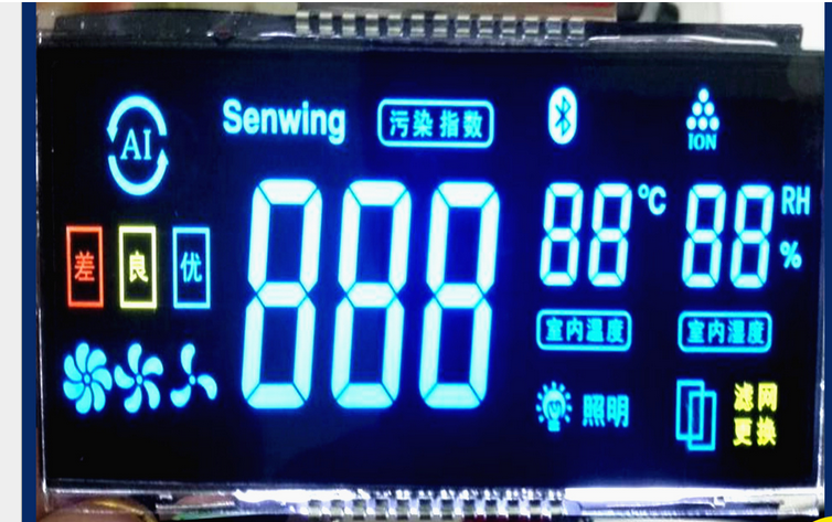 空气净化器LCD液晶显示屏