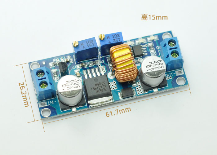 大电流 可调直流降压模块 12V 24V led恒流驱动 电池充电稳压模块